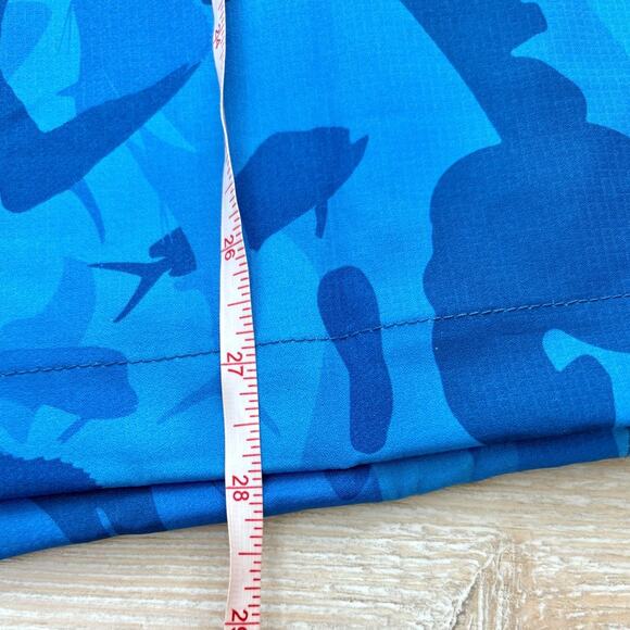 New Scales Full Zip Performance Fishing Sport Jacket | Blue Camo Size‎ Small - Picture 6 of 6